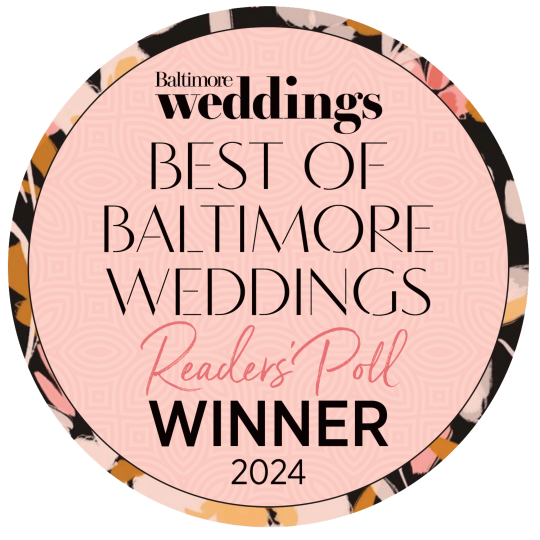 Best of Baltimore Weddings 2024 Winner Badge Best of Baltimore Weddings 2024 Winner Badge